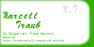 marcell traub business card